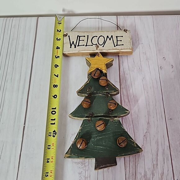 Rustic Welcome Tree Sign - Picture 2 of 4
